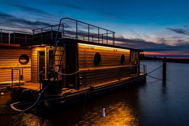 Hausboot Fjord Polaris Mit Biosauna In Barth Exteriör bild